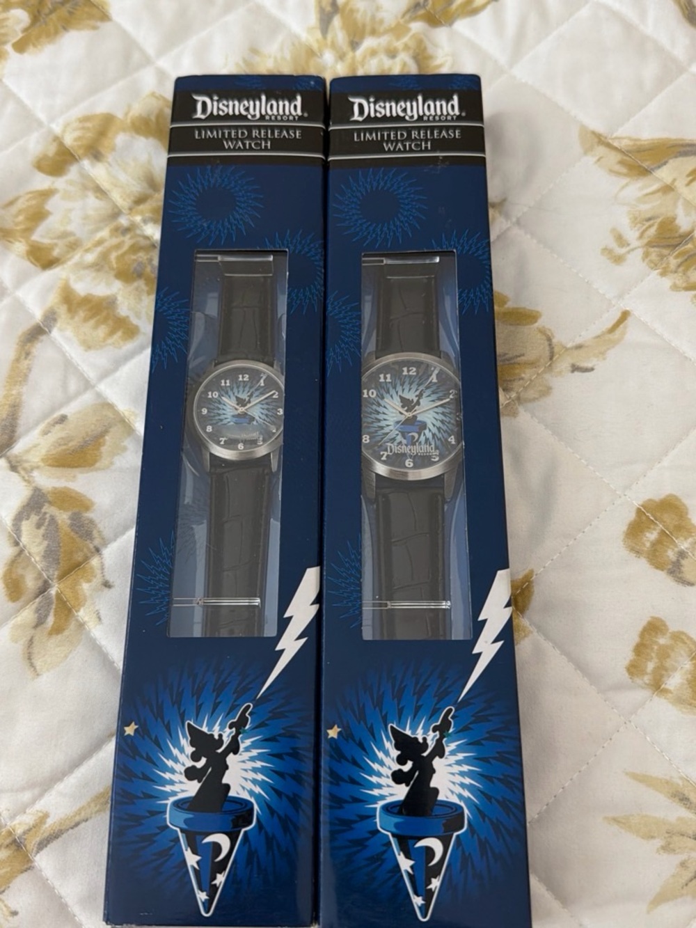 Disneyland Limited Release Sorcerer Lightning Watch - Blue & Black